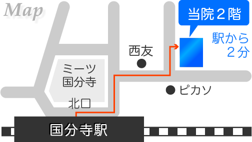 あきデンタルクリニック地図